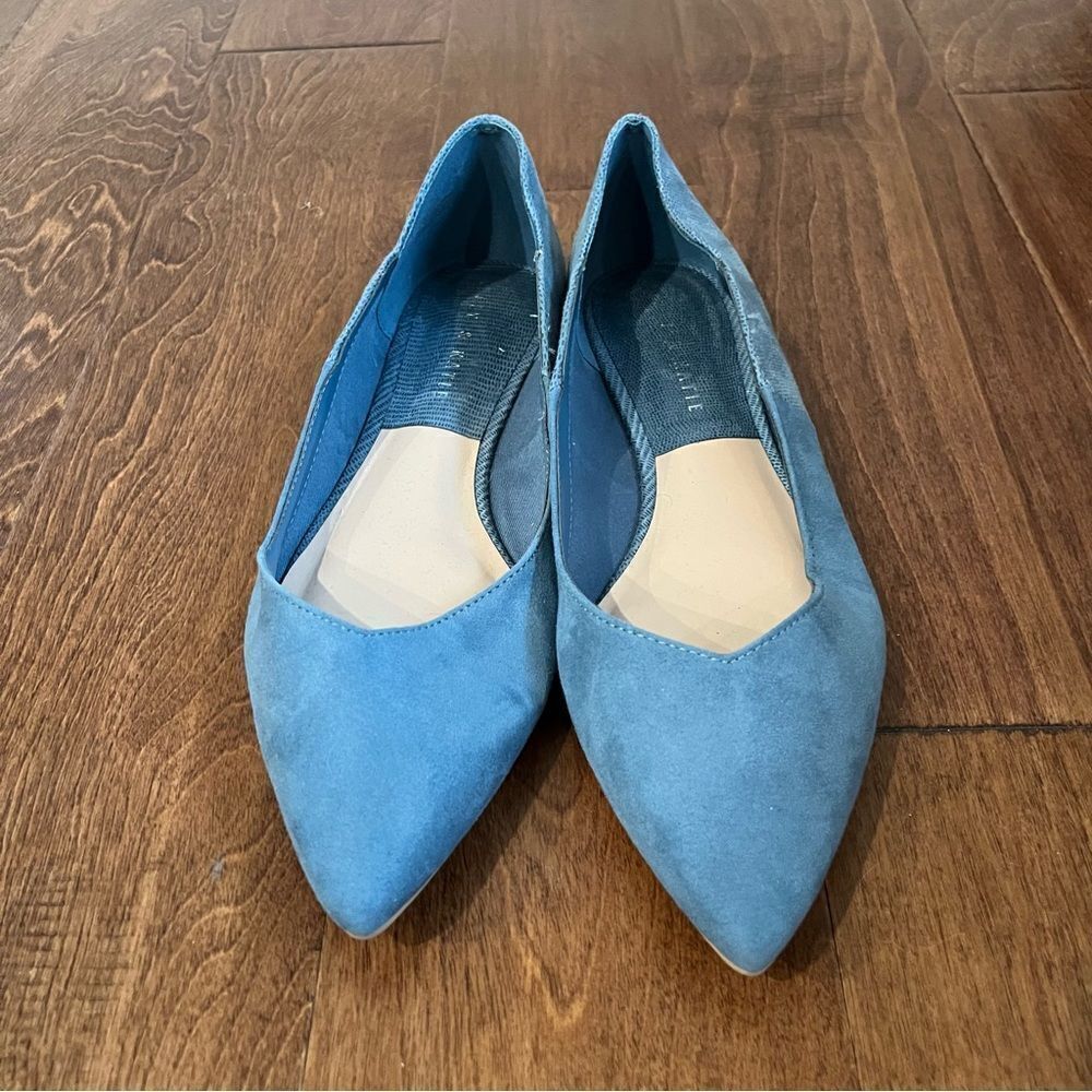 Kelly & Katie Blue Suede Shoes Size 8.5